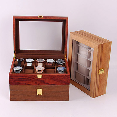 木质手表盒定制 10位腕表木制表盒定做 高档手表收纳展示盒订做批发