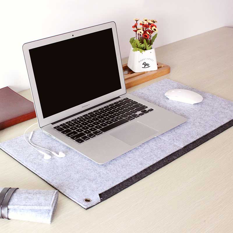 加大鼠标垫毛毡 多功能电脑鼠标垫键盘垫 写字书桌加厚垫定制