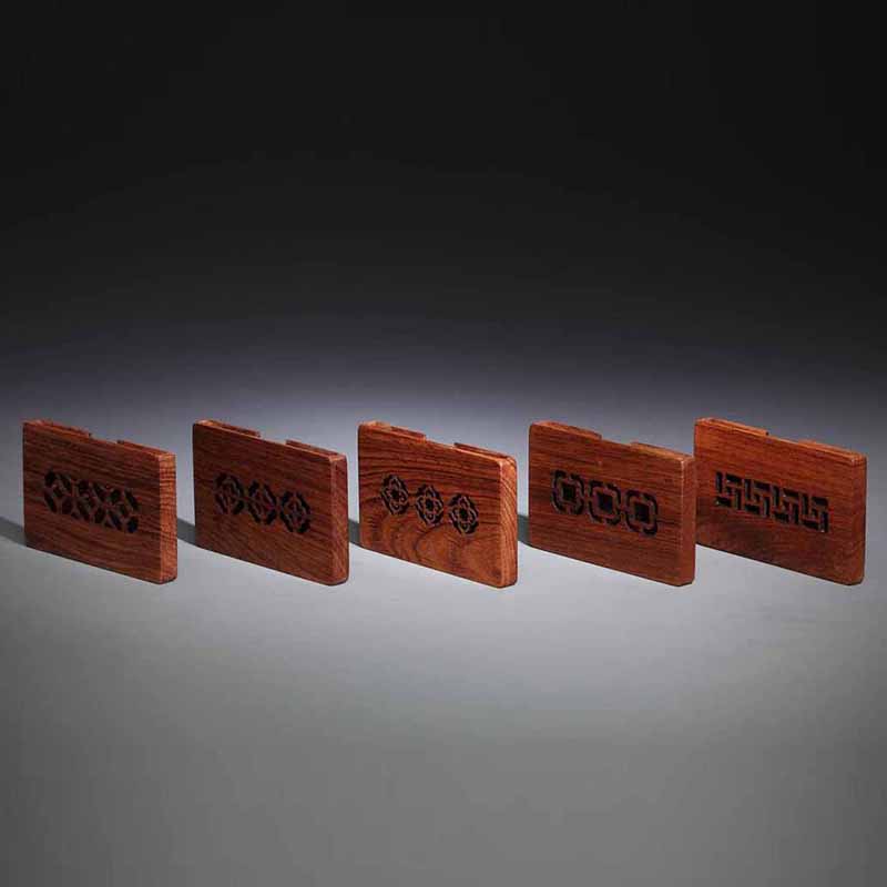 中国风红木名片盒 创意礼物高档木质名片夹 商务礼品定制印logo