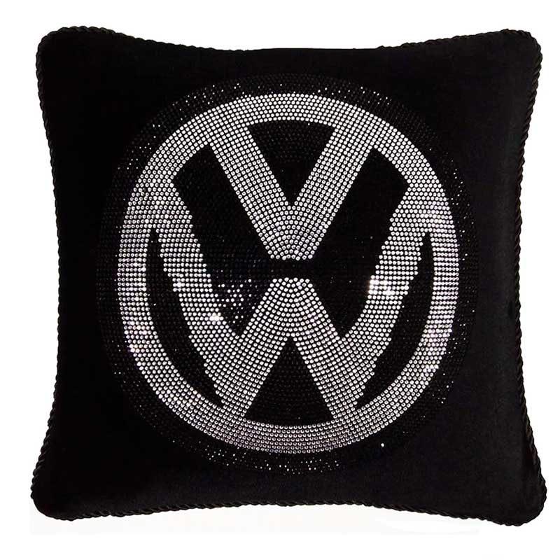 专车专用品牌标志logo靠枕 四季汽车靠枕 个性时尚车饰靠垫定制