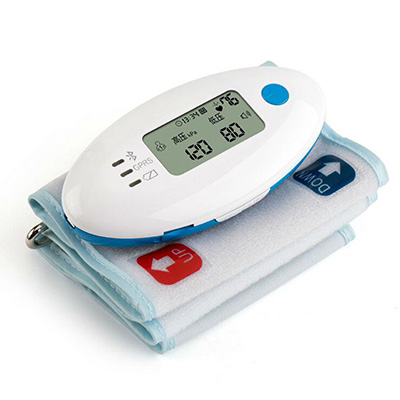 家用锂电池充电型上臂式一体智能电子血压计 高清显示屏测量血压计定制