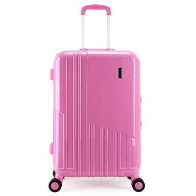 <b>pc材质铝框拉杆箱万向轮密码旅行箱 男女精品行李箱登机箱定制</b>