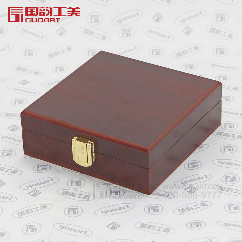 中国天津木质礼品盒定做 金银砖礼品盒定做  可印logo