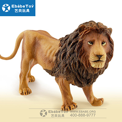 仿真野生动物 雄狮模型狮子塑胶玩具手办收藏 定制