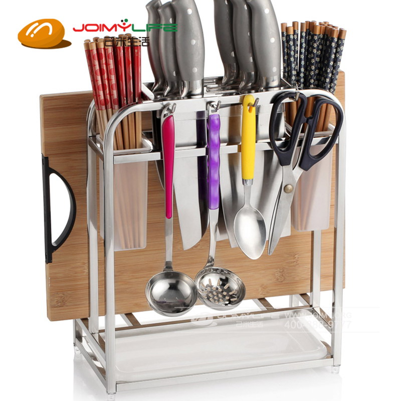 不锈钢刀架厨房用品砧板菜刀架定制