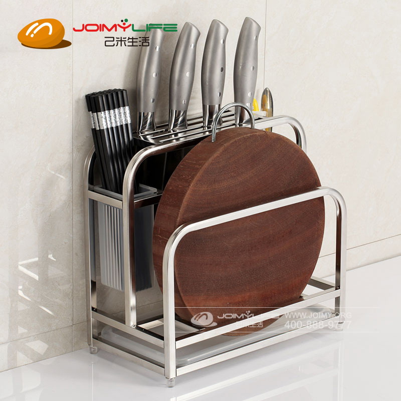 不锈钢刀架厨房用品砧板菜刀架定制