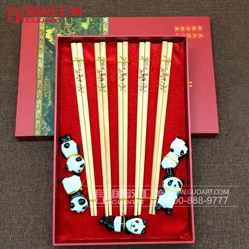 天然原木筷子中国风筷子定制