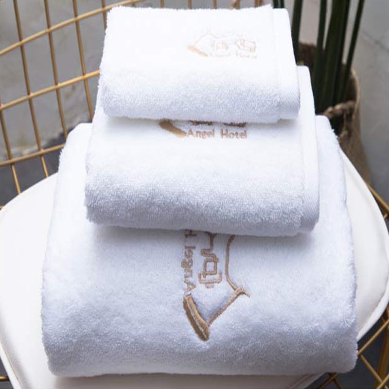 五星级酒店浴巾三件套毛巾纯棉加厚定制定做印LOGO绣花专用毛巾
