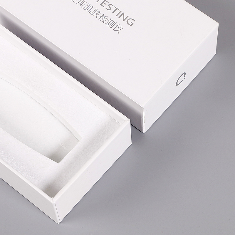 礼品盒包装礼盒纸质包装盒定做白色简约护肤品包装盒