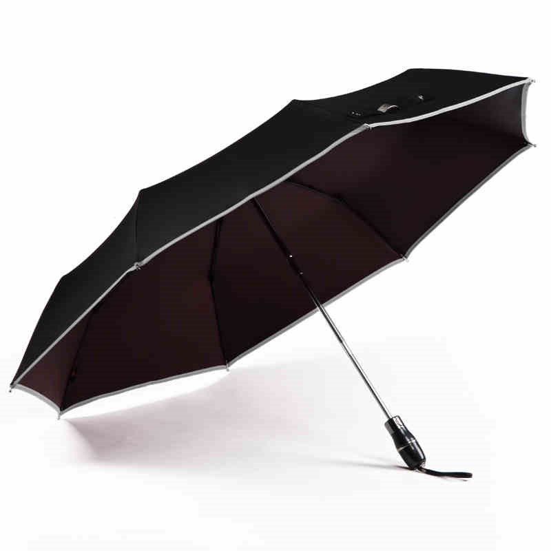 长柄雨伞商务直杆伞男防风加固车用高尔夫创意汽车安全伞定制