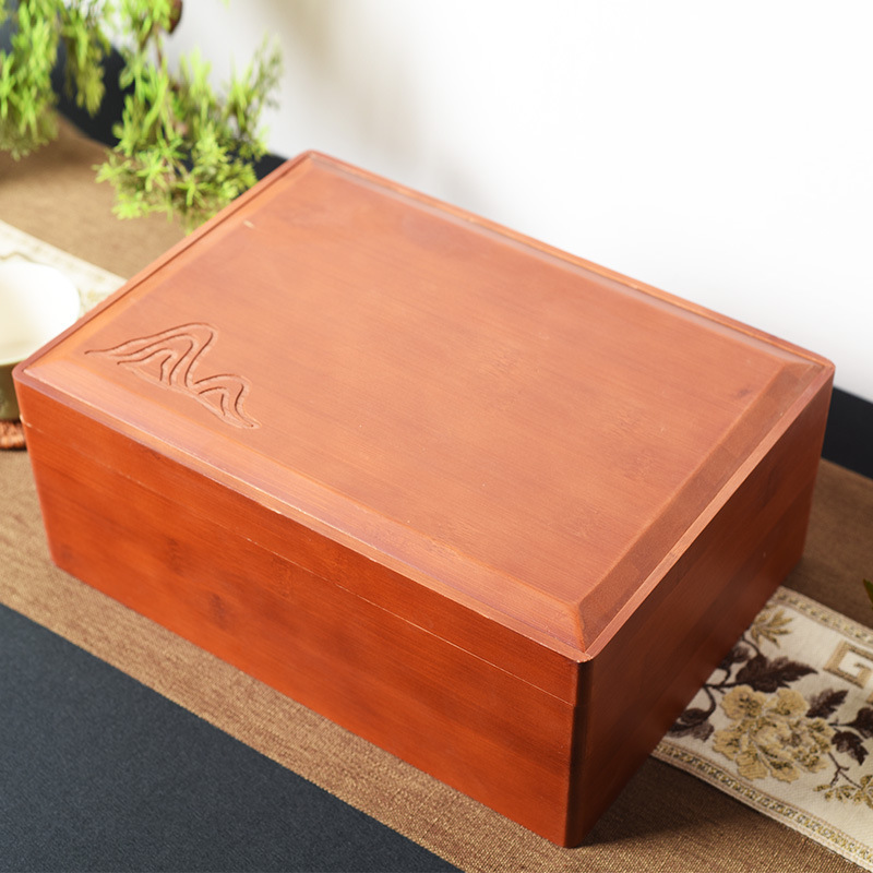 茶叶包装木盒定做 精美茶叶礼品木盒 方形竹木收纳盒木质包装盒木盒定制