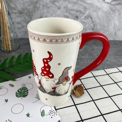 办公茶杯定制 圣诞陶瓷礼品茶杯批发厂家 陶瓷马克杯咖啡杯定做