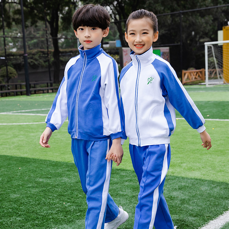 全国小学生校服可定做 春季外套运动长袖套装批发 工厂定制深圳市校服