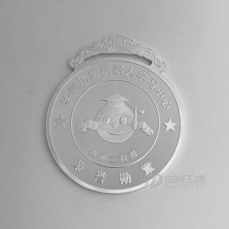 乐博机器人奖牌批量定制大货照