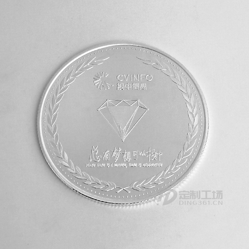 投中信息纪念章批量定制大货照