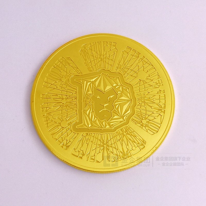 ducatus足金纪念章批量定制大货照