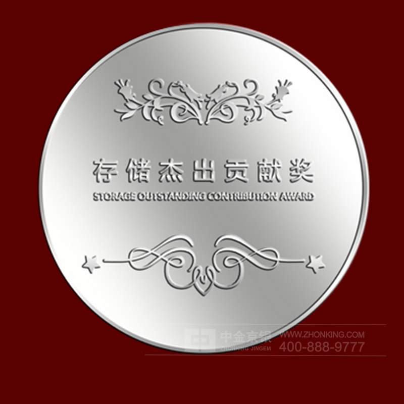 足银纪念章定制