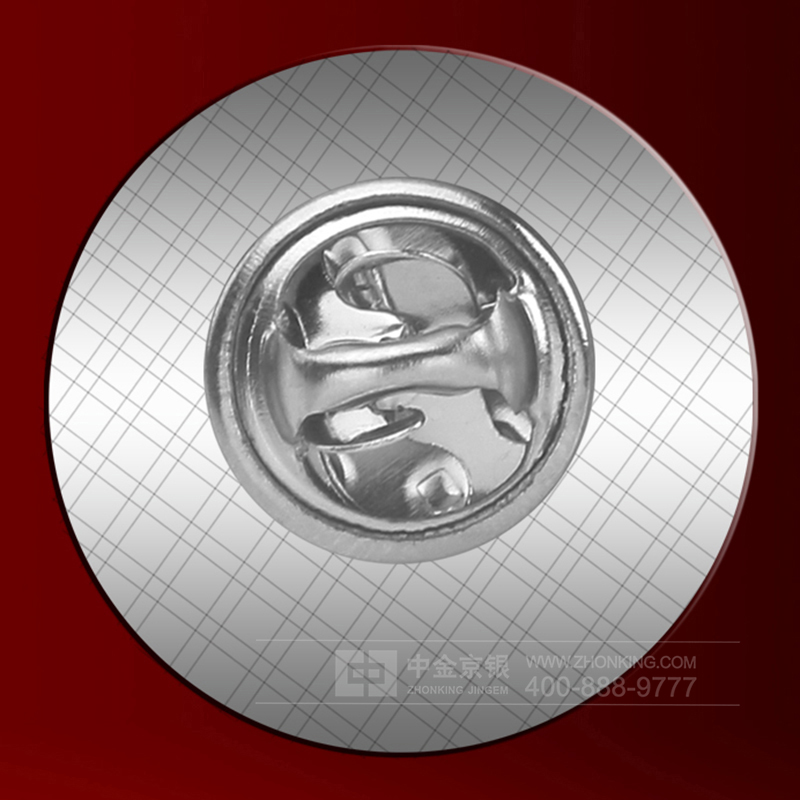 足银徽章定制
