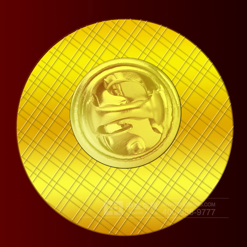 足金徽章定制