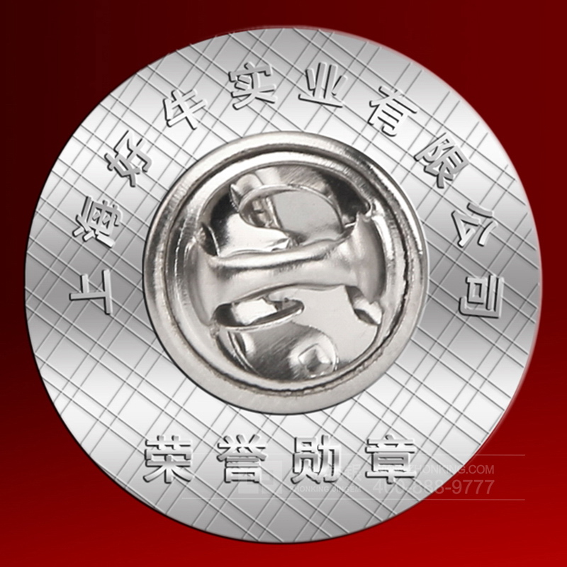 足银徽章定制