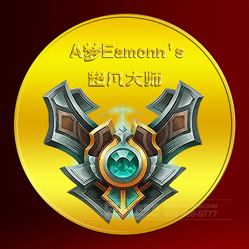 足金徽章制作