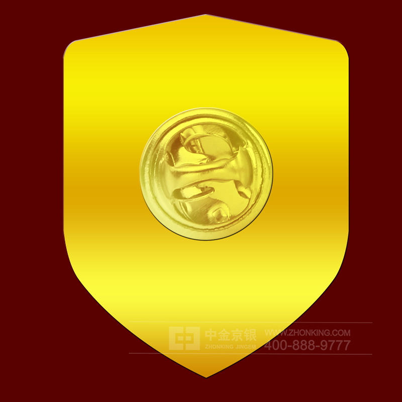 足金徽章定制