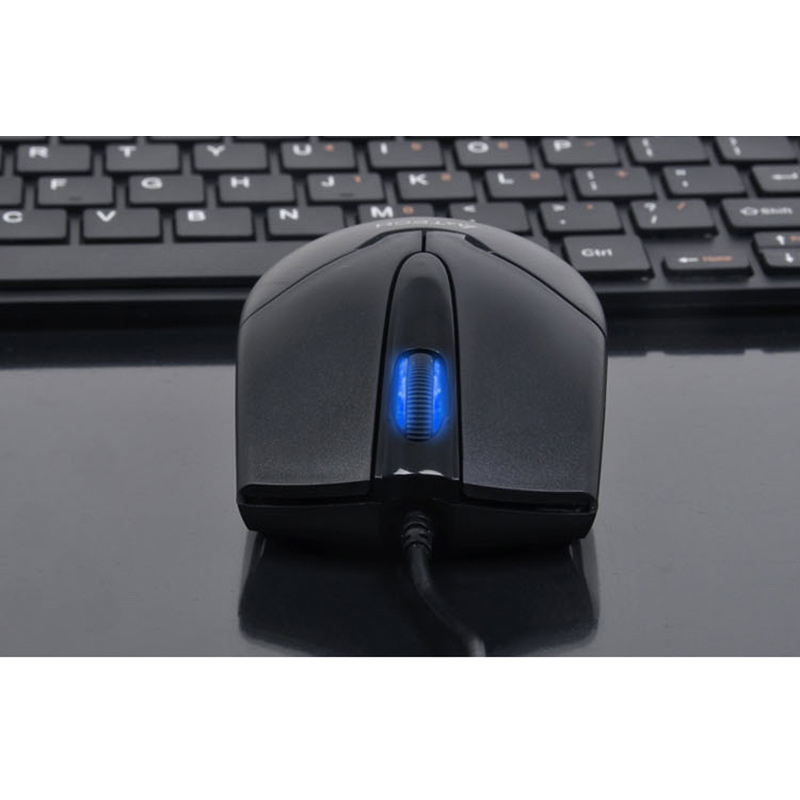 笔记本台式电脑鼠标有线游戏家用办公用USB鼠标圆口