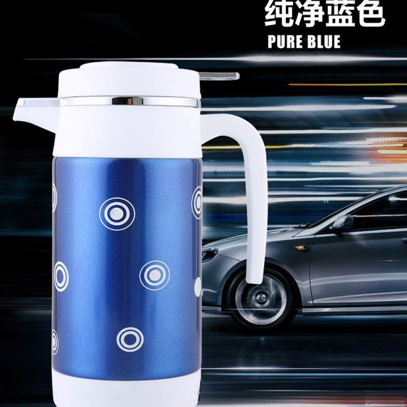车载烧水壶汽车热水器开水瓶电热杯12V24V车用大容量100度