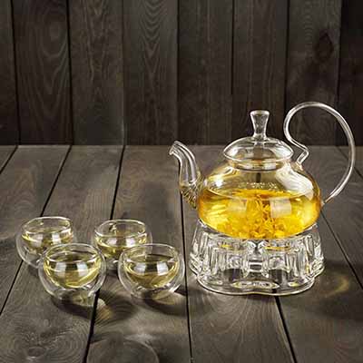 玻璃茶壶 茶具功夫套装 耐热过滤 家用简约整套 茶杯冲茶器