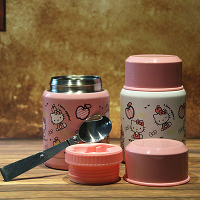 凯蒂猫KT猫保温杯子保温桶 可爱卡通宝宝儿童闷烧壶 焖烧罐便携饭盒