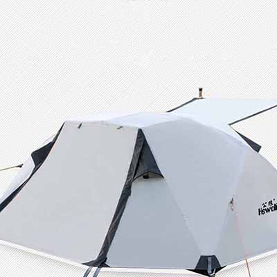 猪八戒帐篷 双人双层铝杆双门防暴雨野营帐篷 户外野营帐篷定制