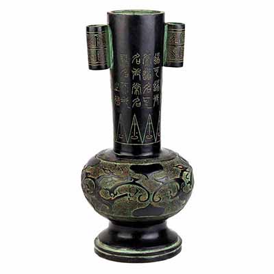 中国风仿古青铜器摆件投壶游戏道具 元代青铜器投壶道具定制