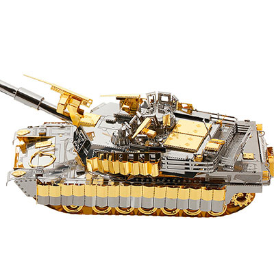 DIY全金属模型 艾布拉姆斯坦克军事拼装坦克 金属坦克模型军事坦克定制