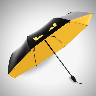 全自动折叠晴雨伞 韩国小清新黑胶遮阳伞 防晒紫外线男女两用太阳伞