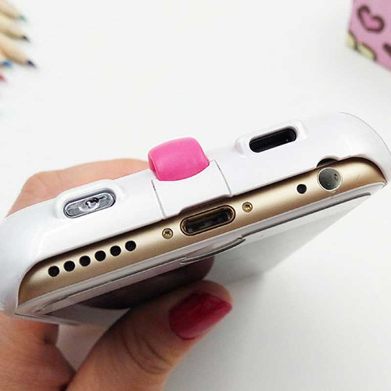 卡通KT猫背夹充电宝 hellokittyiPhone6/6P手机壳支架超薄移动电源定制