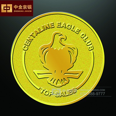 足金徽章定制 时尚创意徽章