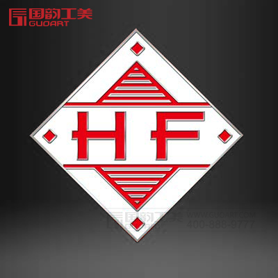 HF金属创意纪念徽章定制