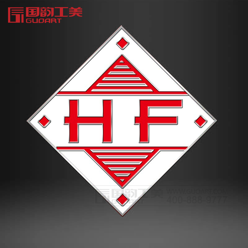 HF金属创意纪念徽章定制