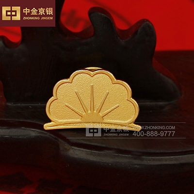 999徽章胸章生产 异形足金徽章定制