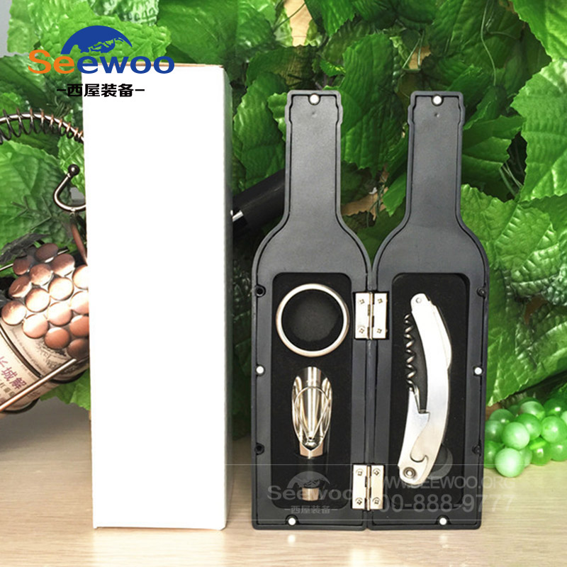 高档红酒工具 创意红酒开瓶器工具套装定制