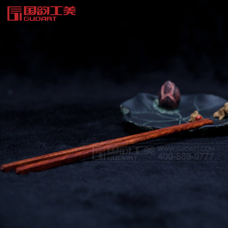 缅甸酸枝筷 红木筷子定制