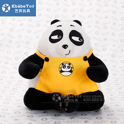 熊猫吉祥物 家庭装饰毛绒摆件 定制