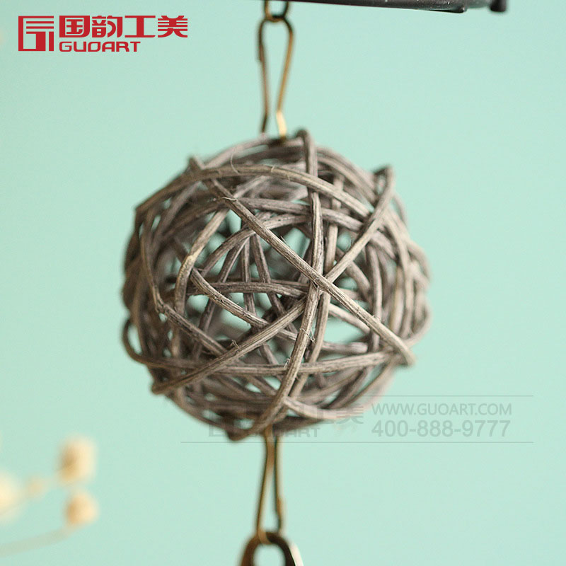 可爱龙猫盆栽风铃金属树脂景区树脂定制