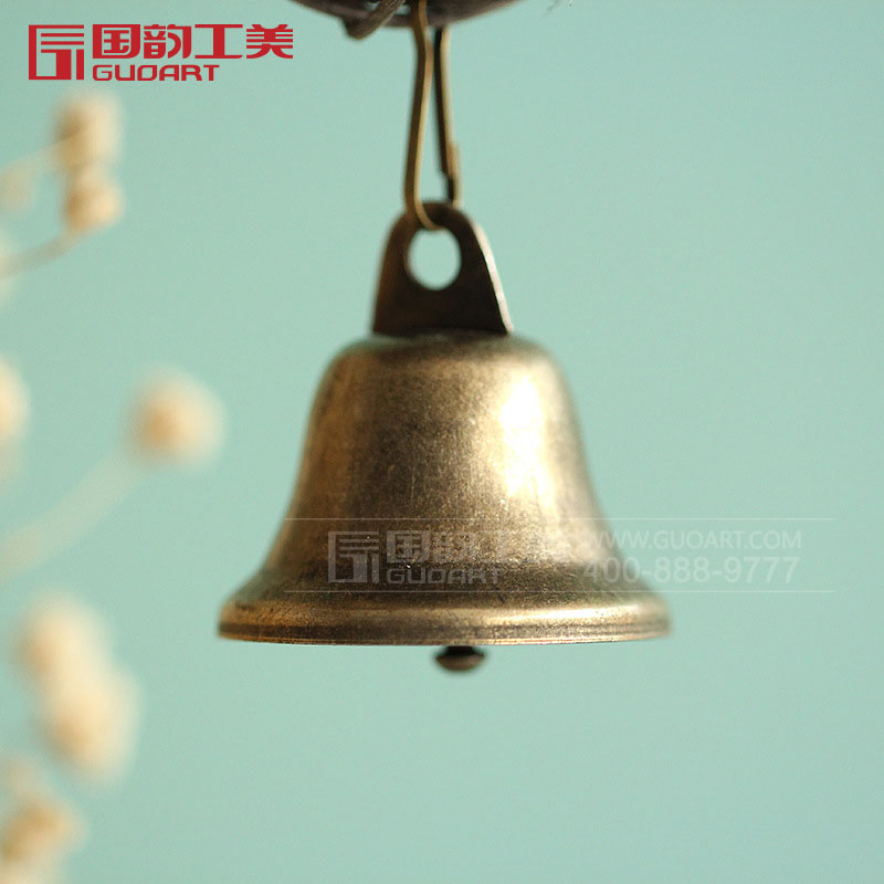 可爱龙猫盆栽风铃金属树脂景区树脂定制