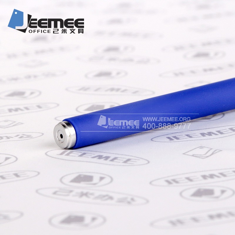 蓝色签字笔 学生作业学习专用蓝色中性笔 定制