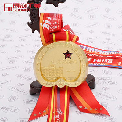 南昌国际马拉松比赛创意奖牌定制