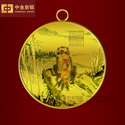 上海安泰能 足金挂件设计承制