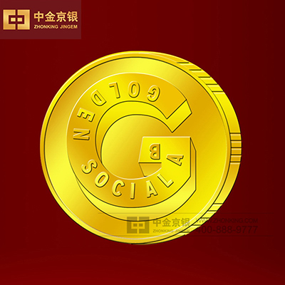北京环时互动纯金纪念章设计承制