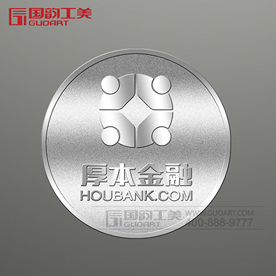 厚本金融金属logo徽章金属徽章承制