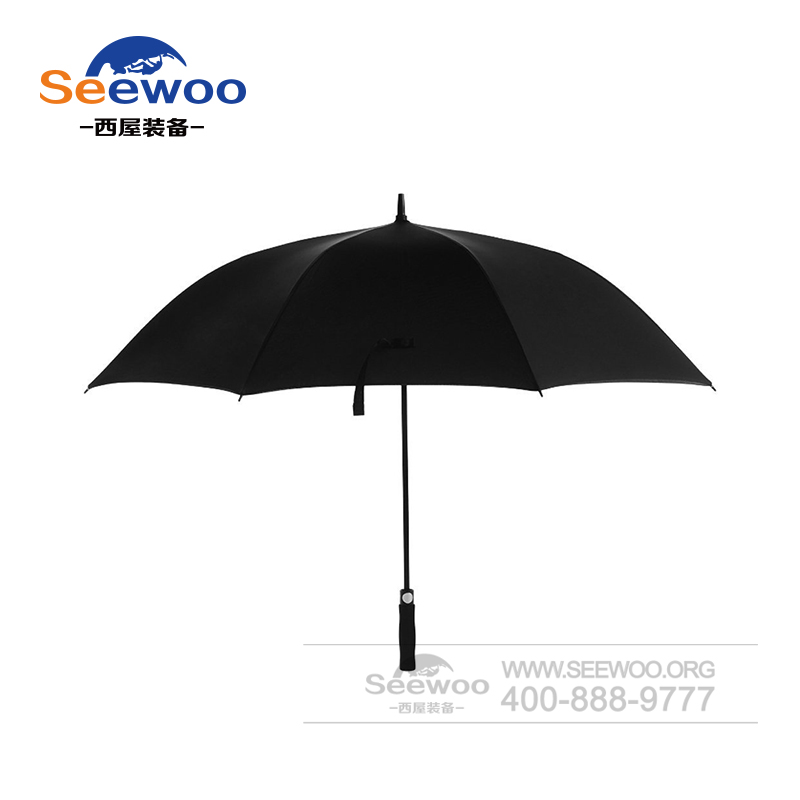 商务长柄直杆雨伞 直柄单层系列雨伞 厂家定制